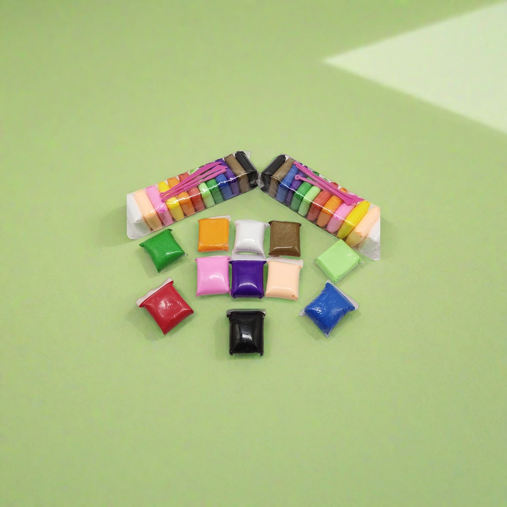 Colorful plasticine kindergarten aesthetic education teaching AIDS, soft and non-sticky, large-capacity set Application Scenario