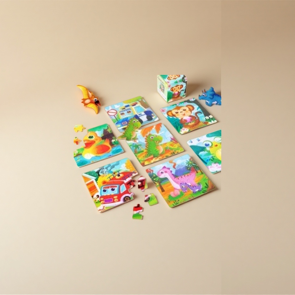 彩色拼图玩具产品图