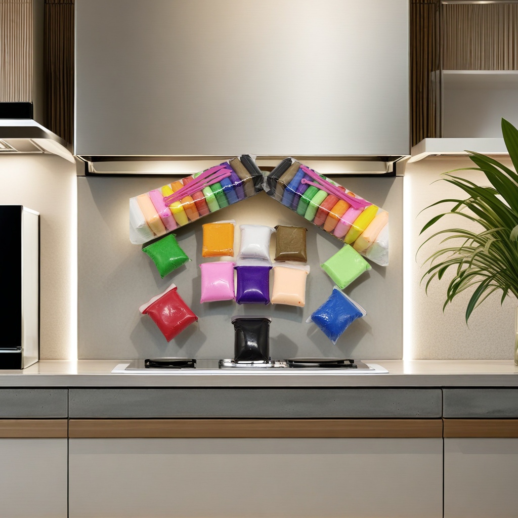 柔韧易塑彩色橡皮泥儿童手工创意玩具12色套装 Application Scenario