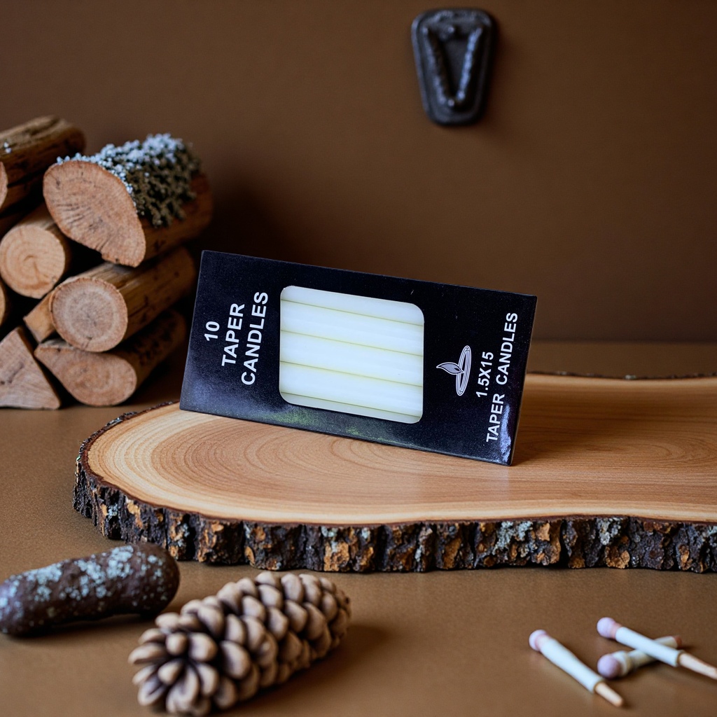 Black packaging box scented candles, simple and elegant home decoration gifts