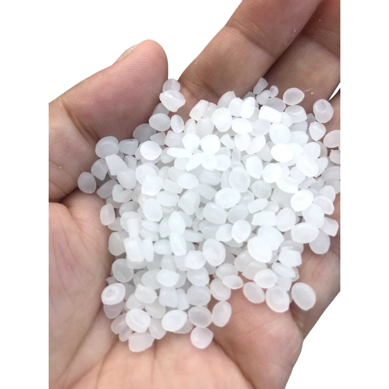 White granular plastic particles, industrial-grade PP polypropylene raw material, 25kg bags Item Picture