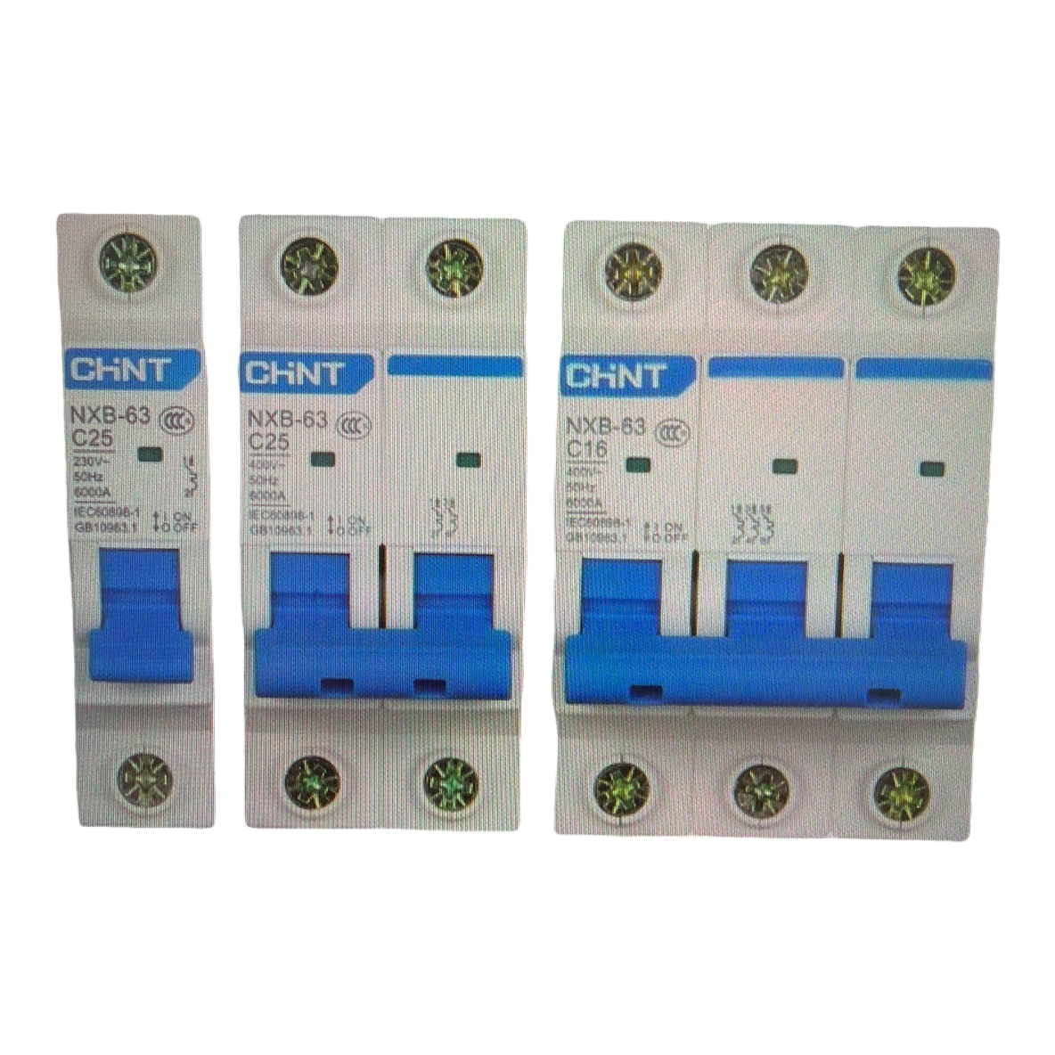 Blue plastic housing circuit breaker, household overload and short-circuit protection air switch Item Picture