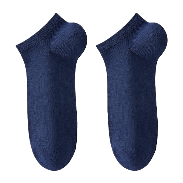 فجوارب الخمير والأزرق الداكن هي جوارب من نفس النوع من أجل استنشاق العرق بشكل مريح ومريح Item Picture