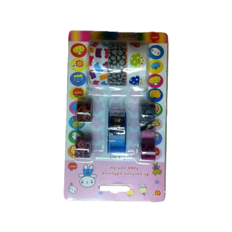 مجموعة من أفلام الكرتون الملونة مزخرفة بدفتر اليد الإبداعي مزج متعدد الألوان Item Picture