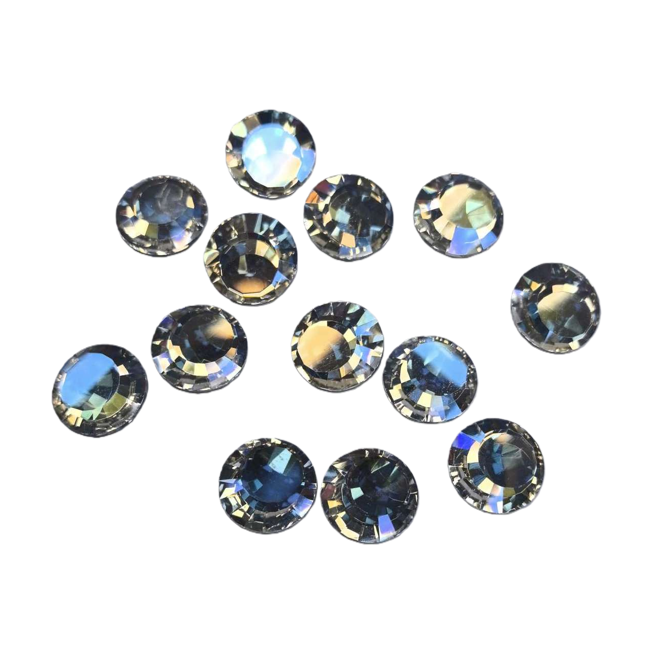 Silver rhinestone decorative stickers, DIY jewelry accessories, shining embellishment materials Item Picture