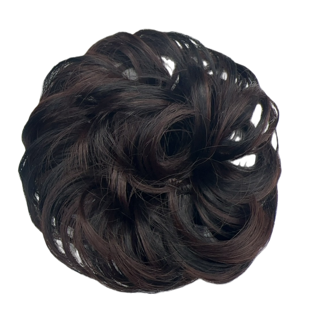 Dark brown curly hair clips, fashionable and retro large hair accessory for women Item Picture