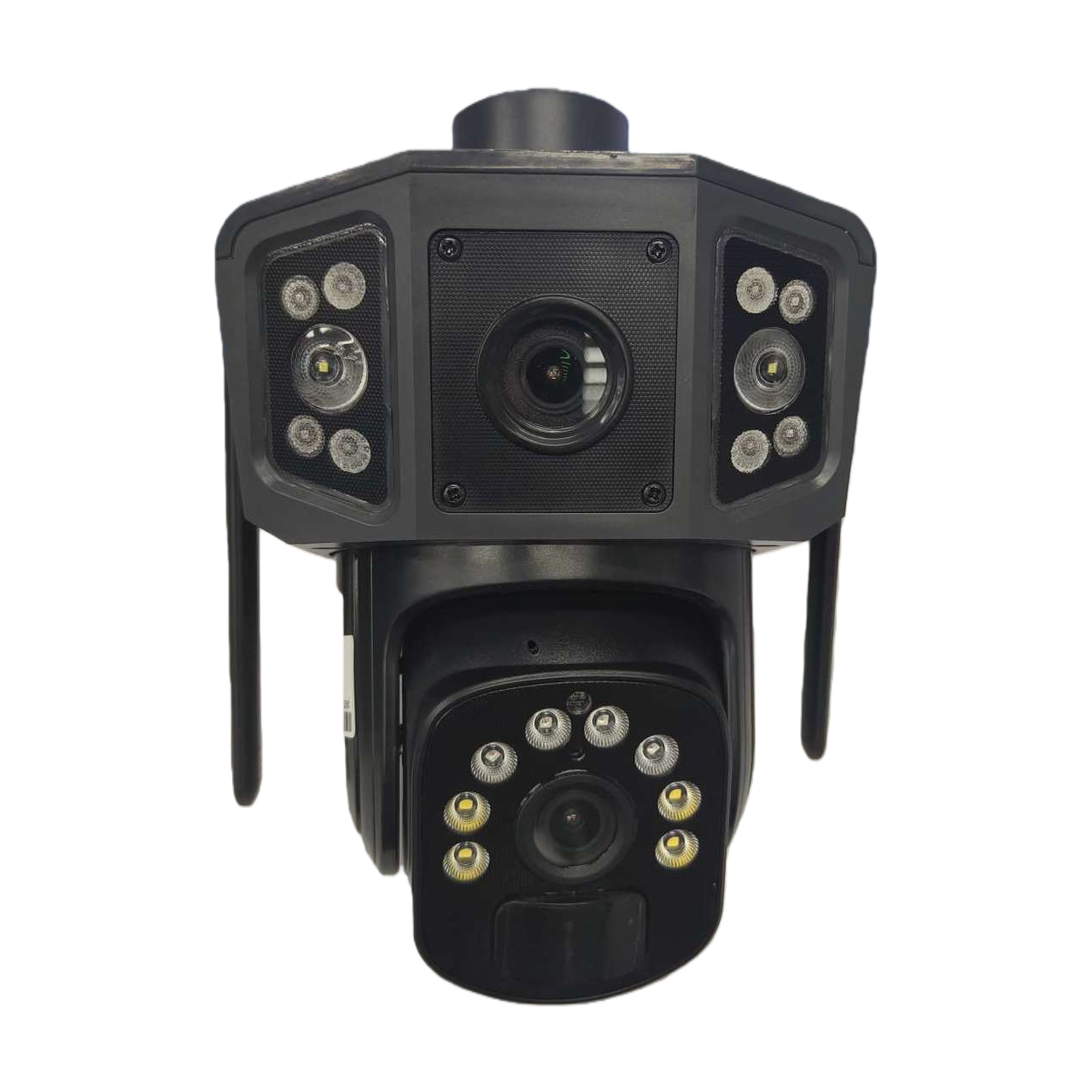 (Price to be negotiated) Black dual-lens surveillance camera, high-definition night vision, waterproof, outdoor, home, indoor security Item Picture