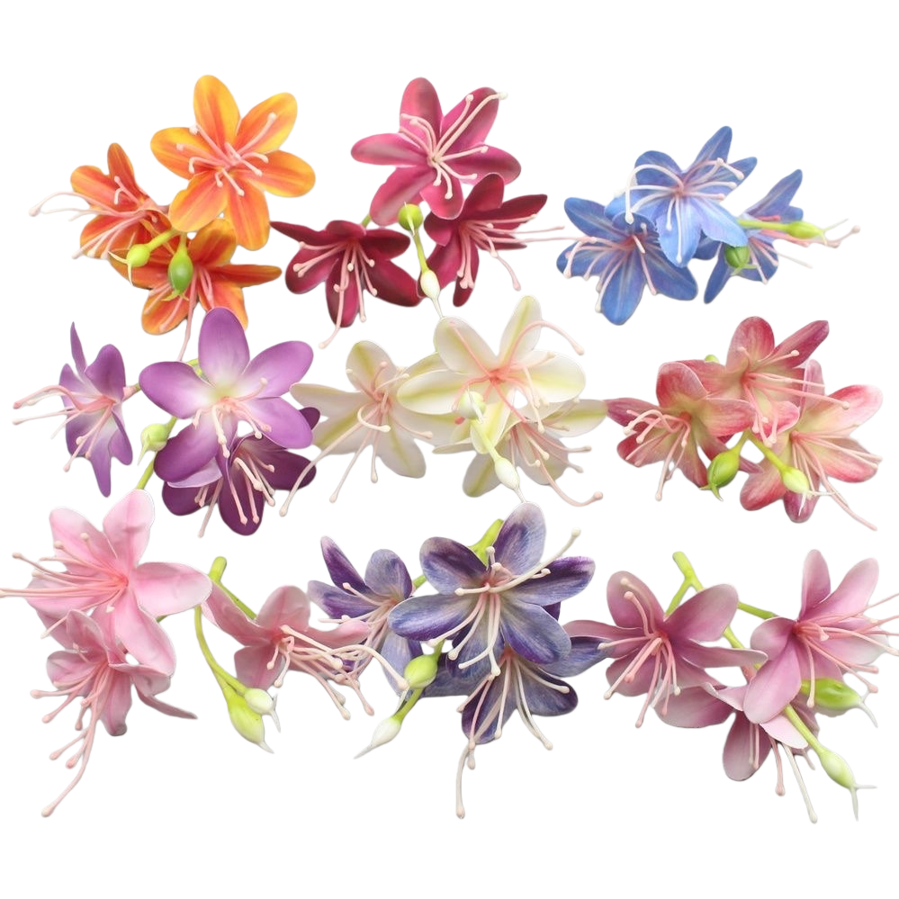 Colorful artificial flower decorative floral art pieces, home flower arrangement DIY materials Item Picture