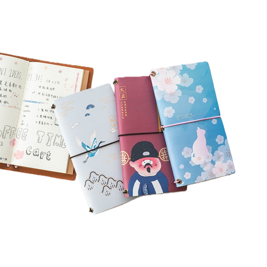 Color notebook A5 with thickened inner pages and a simple style for student office use Item Picture