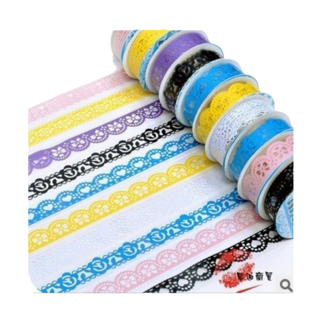 شريط لاصق ملونة، شريط لاصق يدوي مزخرف، لاصق يدوي Item Picture