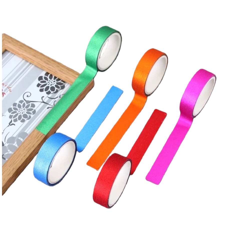 Colorful tape rolls, multi-color mixed notebook decoration tape, cartoon pattern 3M wide tape Item Picture
