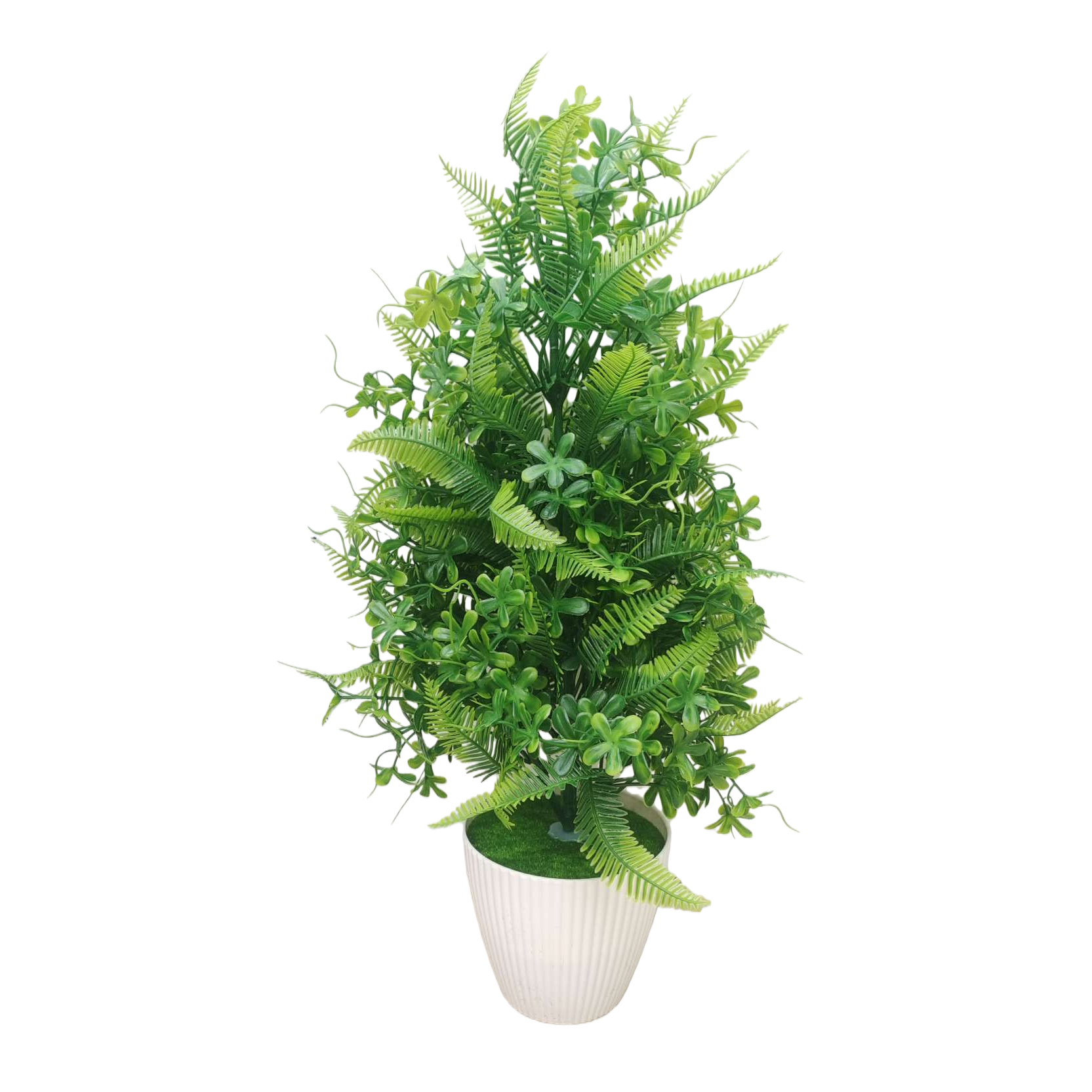 Green artificial plant potted plants for indoor decoration, living room and balcony ornaments, waterless realistic green plants Item Picture