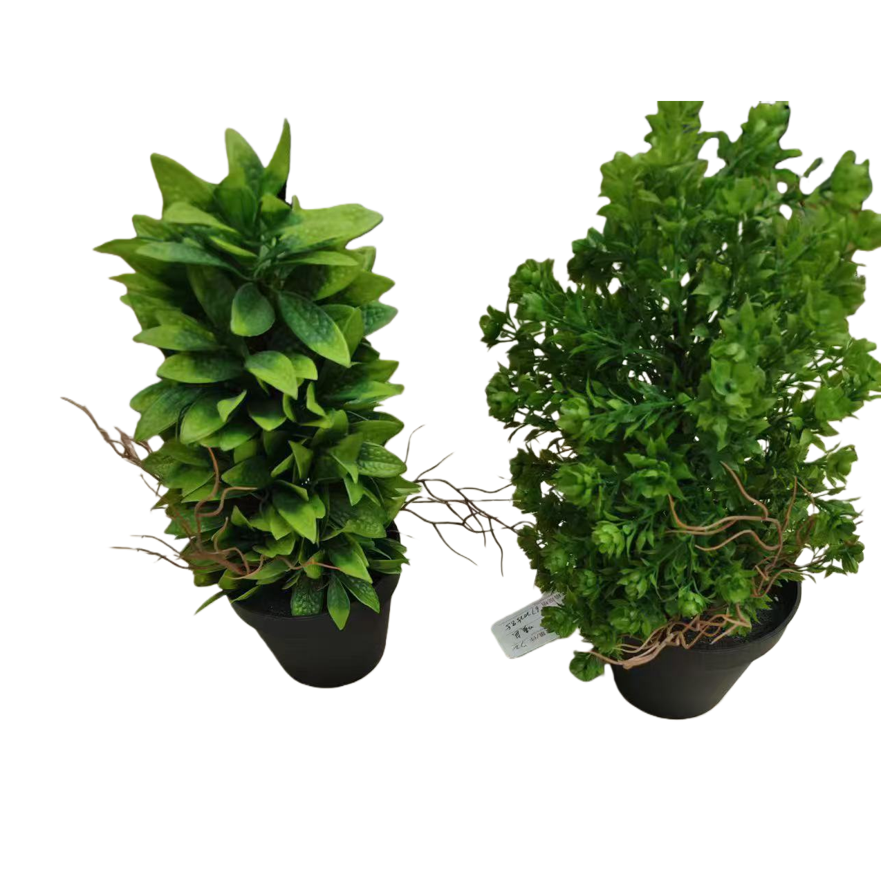 Green artificial plant potted plants, artificial green plants, home decoration, living room and balcony ornaments Item Picture