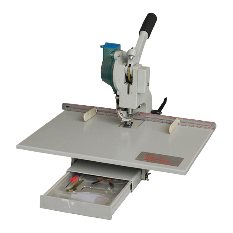 Grey manual punch machine, office stationery, document organization tool Item Picture