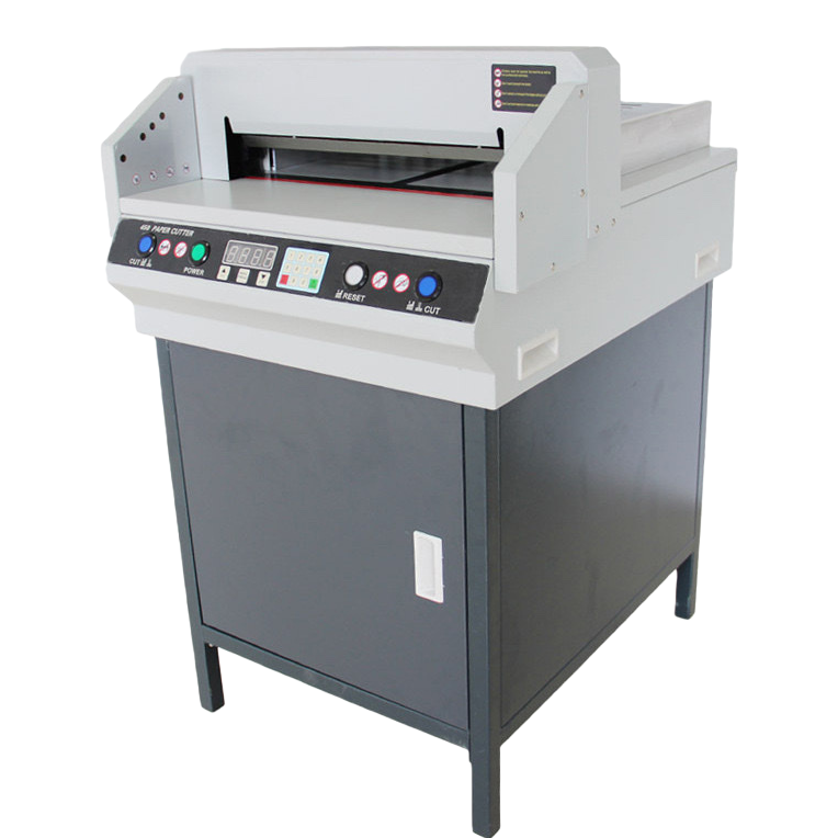 White paper cutting machine, manual paper cutter, A4 office paper cutter for precise cutting Item Picture