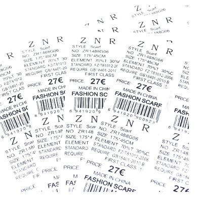 The white label product label is a universal self-adhesive sticker that can print blank label paper Item Picture