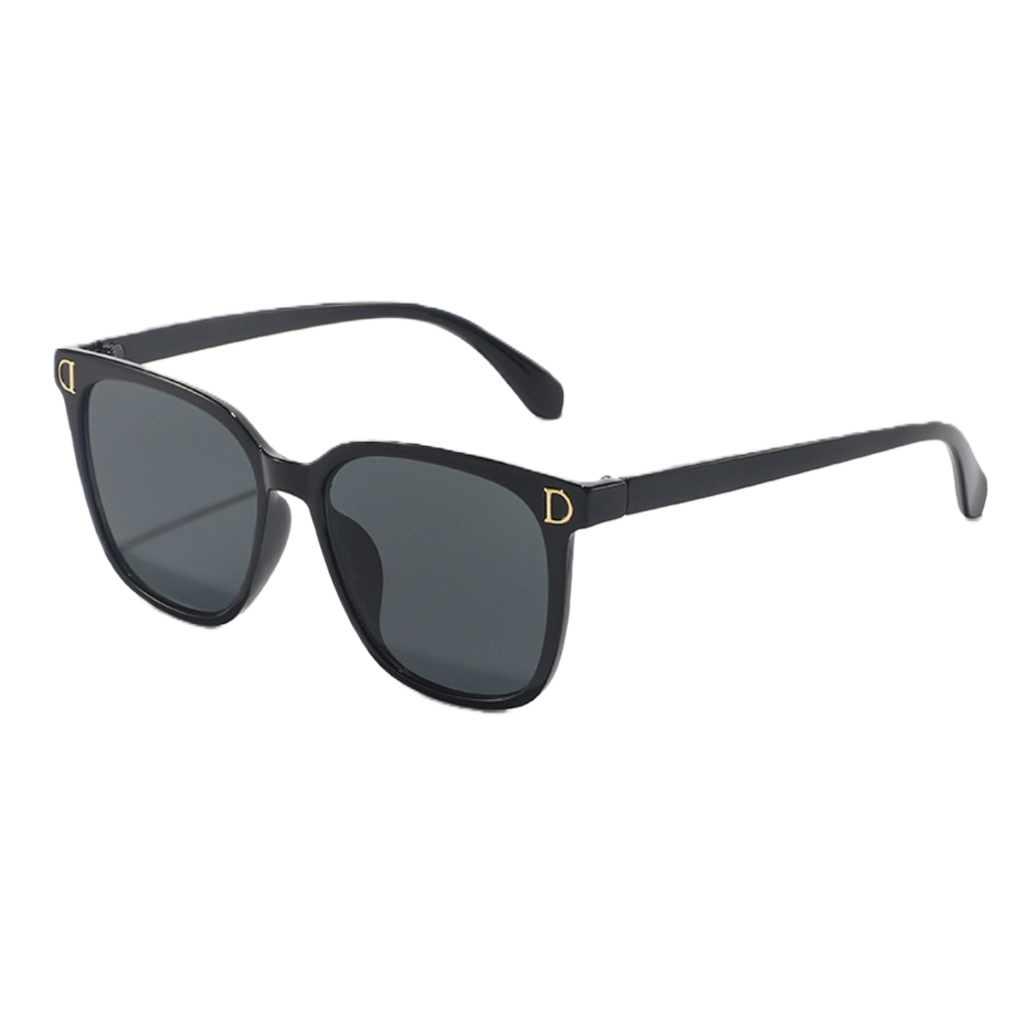 Black sunglasses, fashionable polarized sunglasses, unisex, UV protection Item Picture