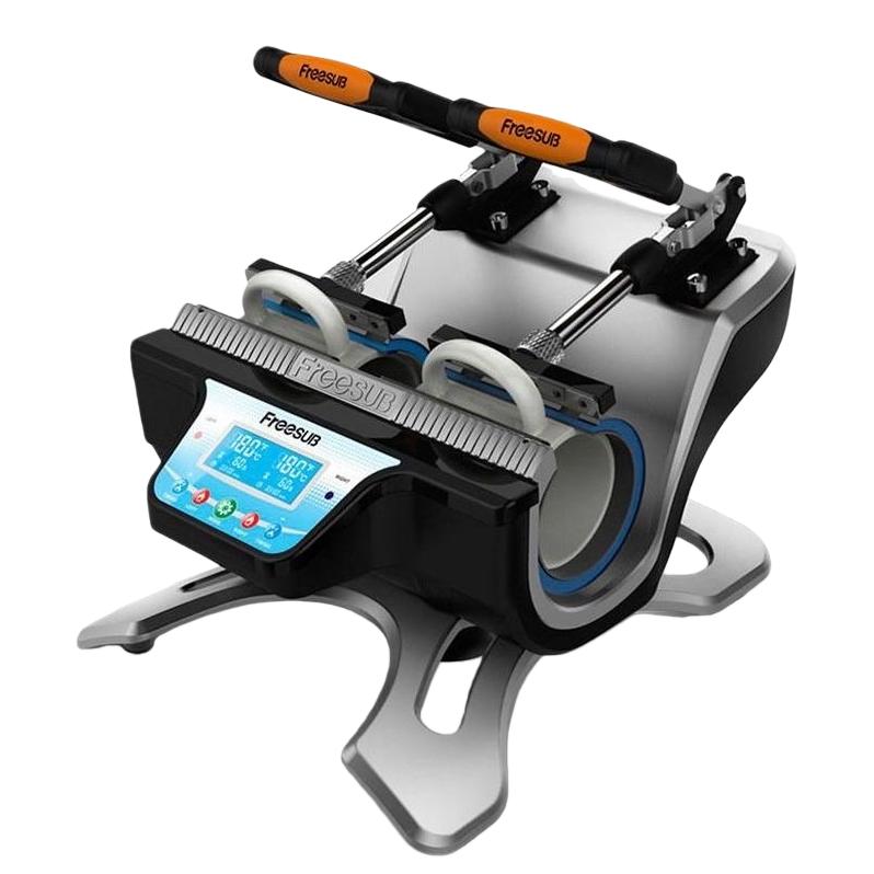 The silver and black alternating heat transfer machine is a professional digital hot stamping equipment, suitable for both home and commercial use Item Picture