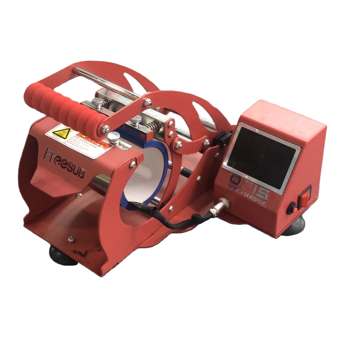 The red heat transfer printer, a 380℃ constant temperature digital heat transfer equipment, is a multi-functional device for both home and commercial use Item Picture