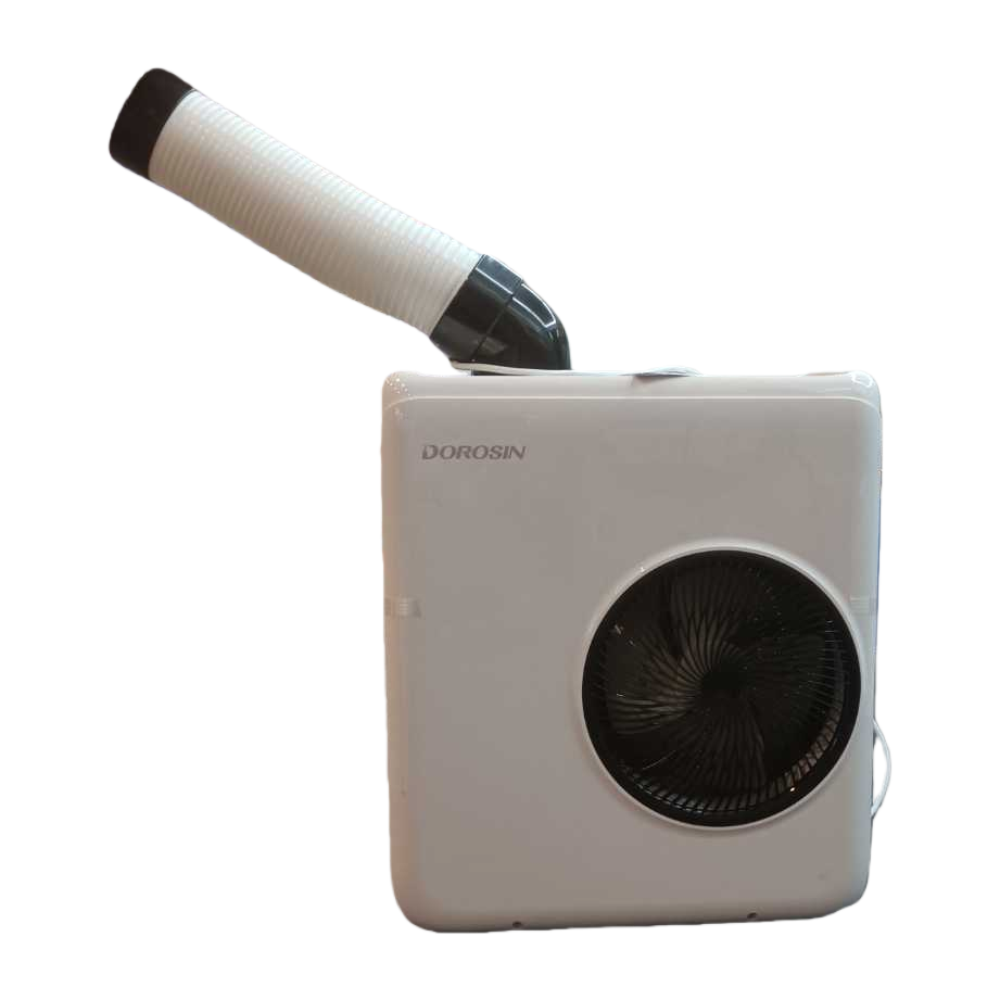 White mobile cold air blower, household silent and energy-saving cooling fan, desktop portable refrigeration equipment Item Picture
