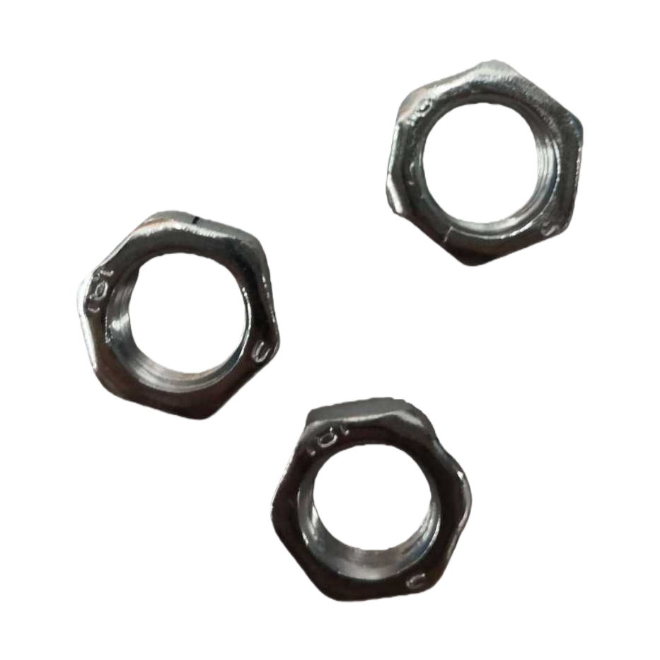 Silver hexagonal nuts, stainless steel M6 hexagon socket bolts and matching fasteners Item Picture