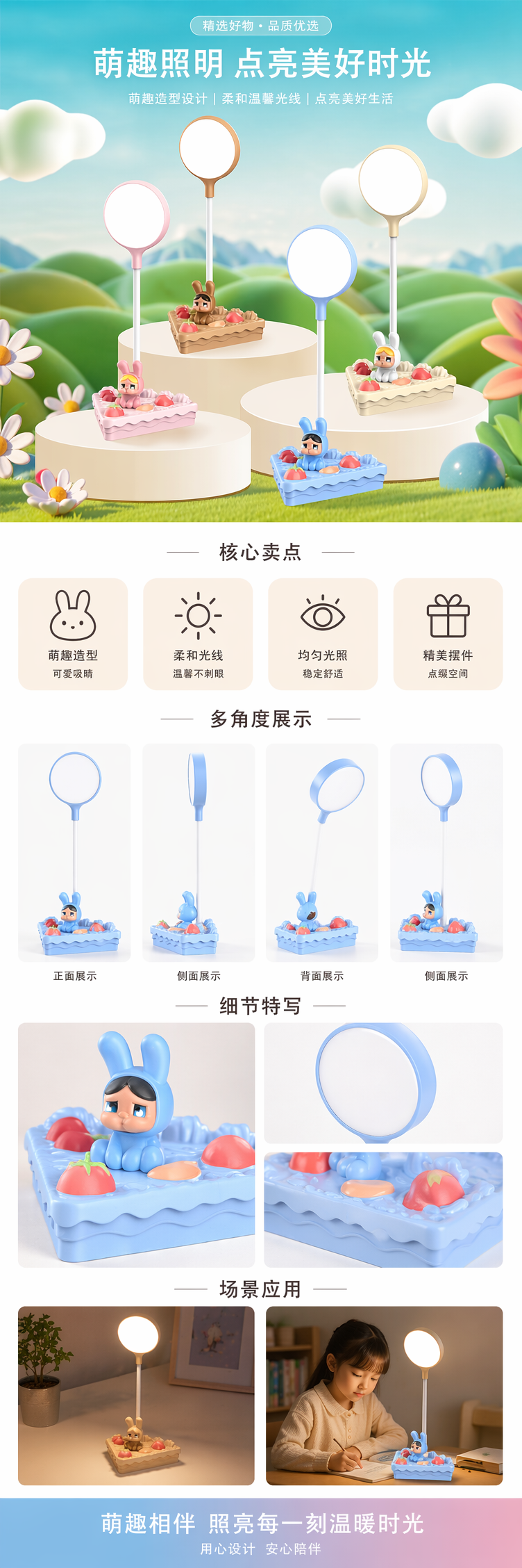 酷毙灯彩色蛋糕造型陶瓷台灯手工原创融蜡灯 pic 1