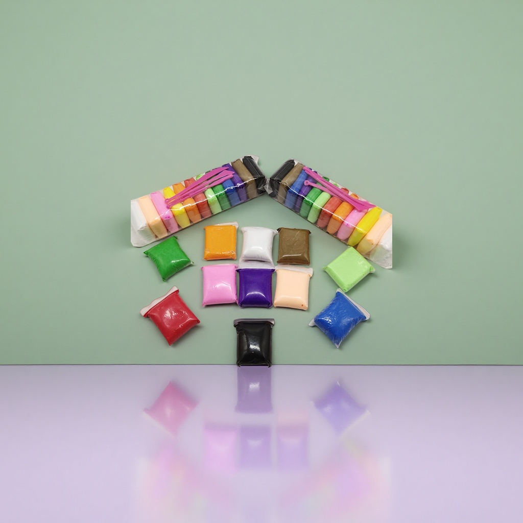 Colored plasticine food-grade raw material children's early education enlightenment shaping toys in 12 colors Specification image