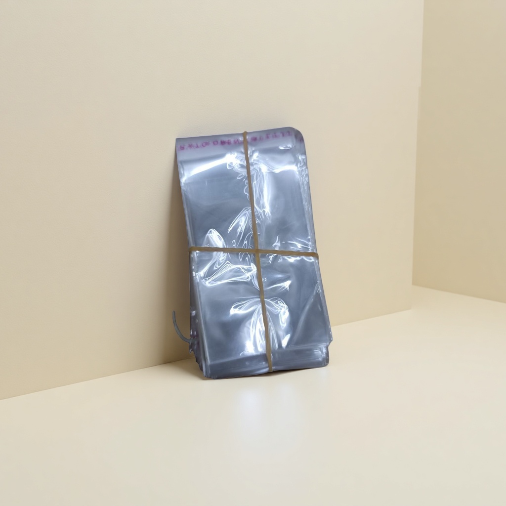 Transparent plastic bag stackable storage bag, thickened leak-proof household kitchen organizing bag details Picture