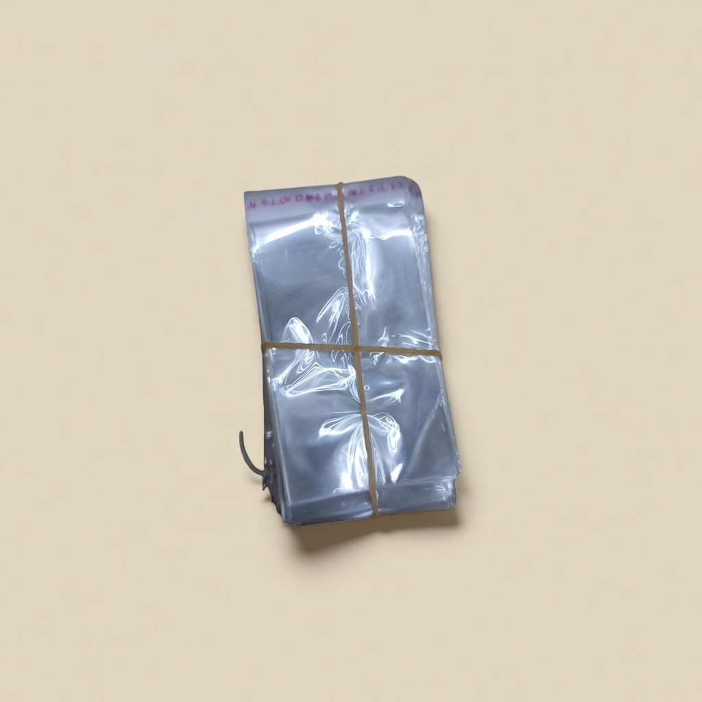 Transparent plastic bag stackable storage bag, thickened leak-proof household kitchen organizing bag Specification image