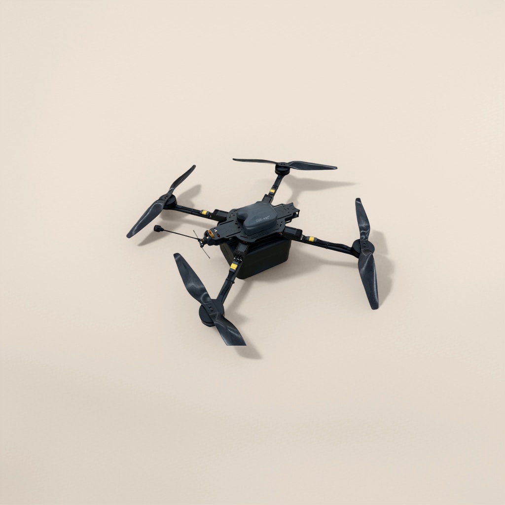 黑色多旋翼无人机航拍高清稳定器可折叠遥控飞行器 Specification image