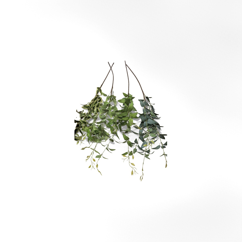 绿色仿真藤蔓植物细节图