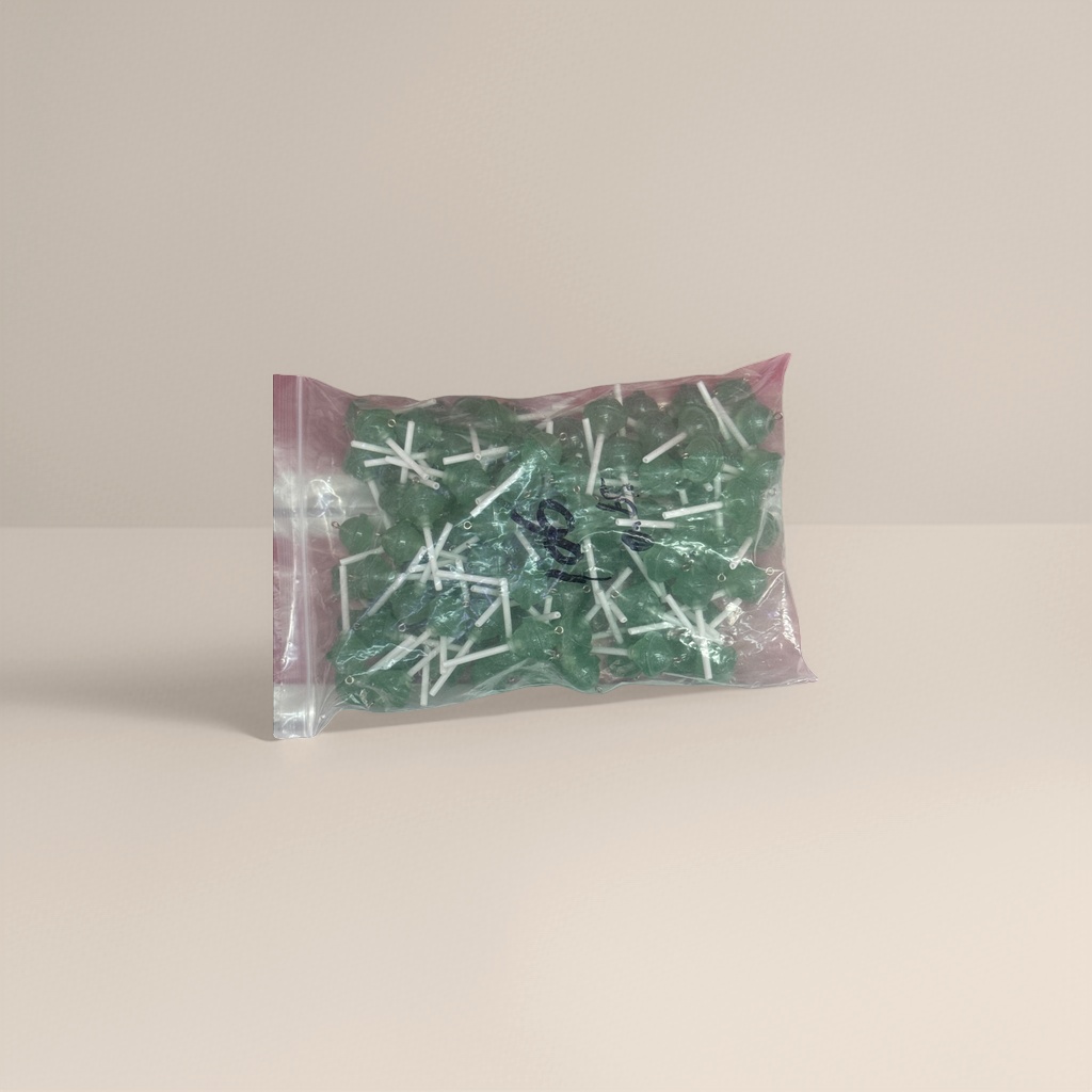 绿色棒棒糖挂件diy饰品细节图
