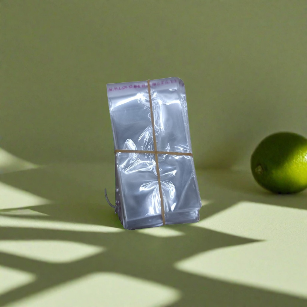 Thickened transparent plastic bag stackable storage bag, leak-proof, household kitchen food preservation and sealing Specification image