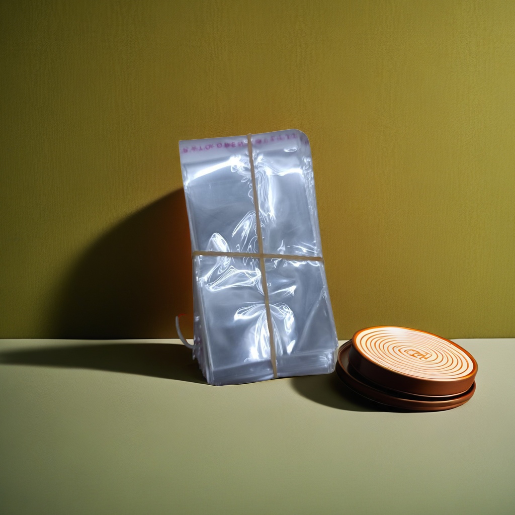 أكياس بلاستيكية شفافة تحتوي على أغطية مطاطية مربوطة بحمولة details Picture