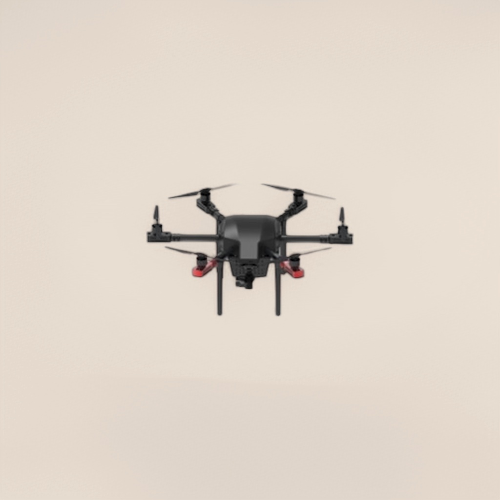 Black drone aerial photography device, 4K high-definition remote control aircraft, portable folding design