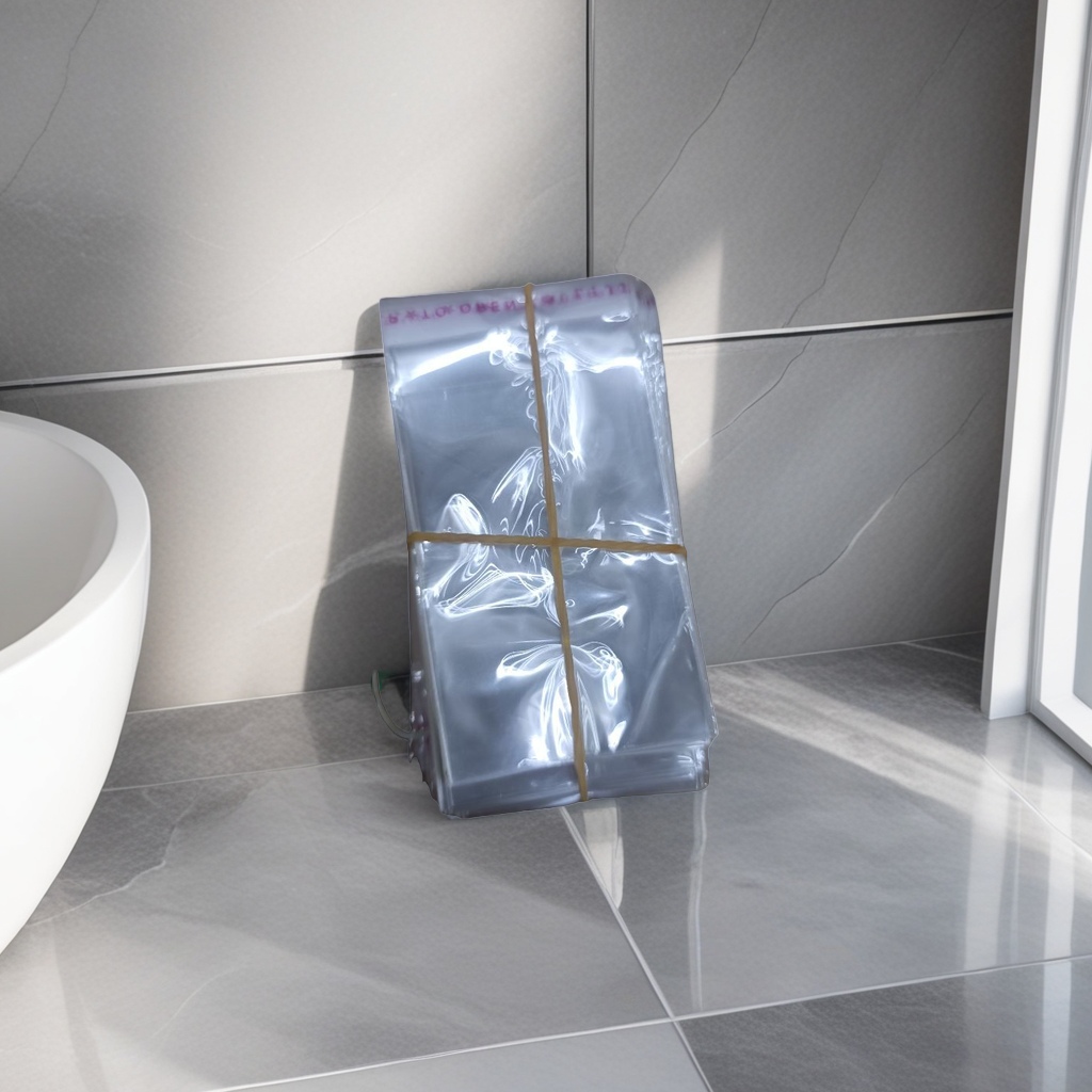 Transparent plastic bag stackable storage bag, food-grade PP material, hygienic, moisture-proof and stackable Specification image