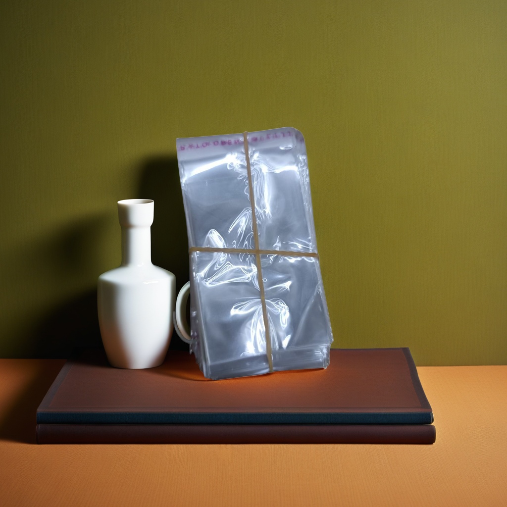 The transparent plastic bags are stacked in design with yellow rubber bands for fixation to prevent scattering and are portable for storage Application Scenario