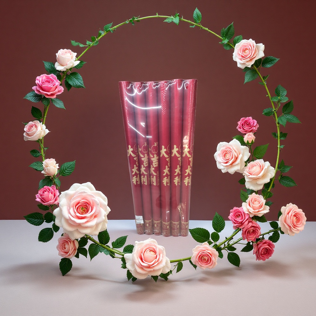 Red opening ceremony firecrackers, thickened paper tubes, eco-friendly celebration fireworks, opening and welcoming, suitable for both indoor and outdoor use Application Scenario