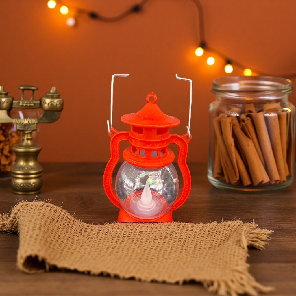 Orange lantern-shaped night light USB charging bedroom bedside warm atmosphere light Application Scenario