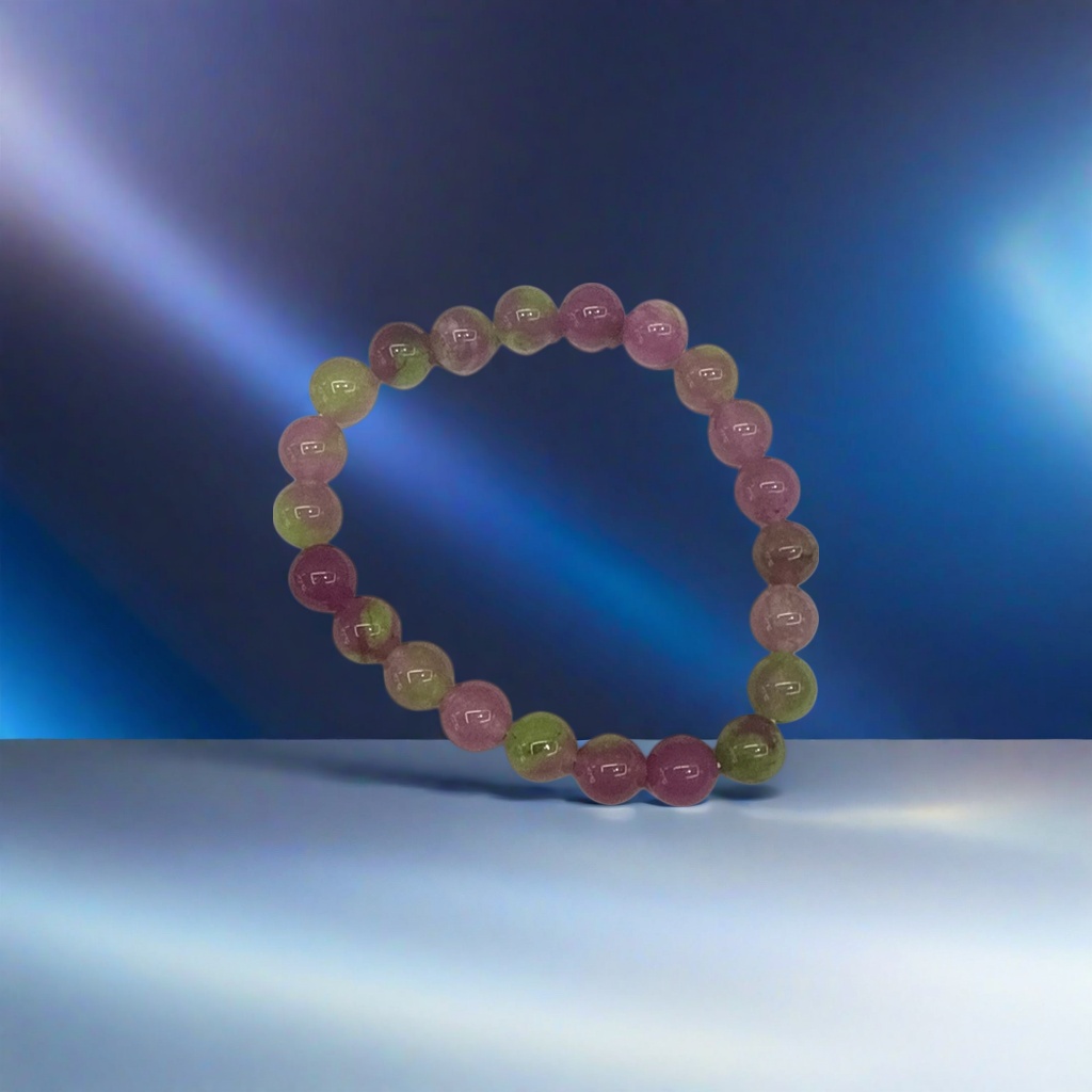 Colorful bead bracelet, natural stone multi-color beaded, simple and versatile women's accessory Application Scenario