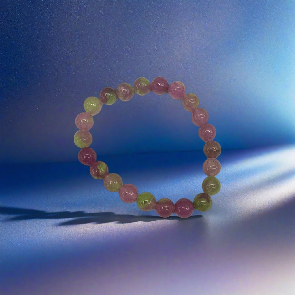 Colorful bead bracelet, natural stone multi-color beaded, simple and versatile women's accessory details Picture