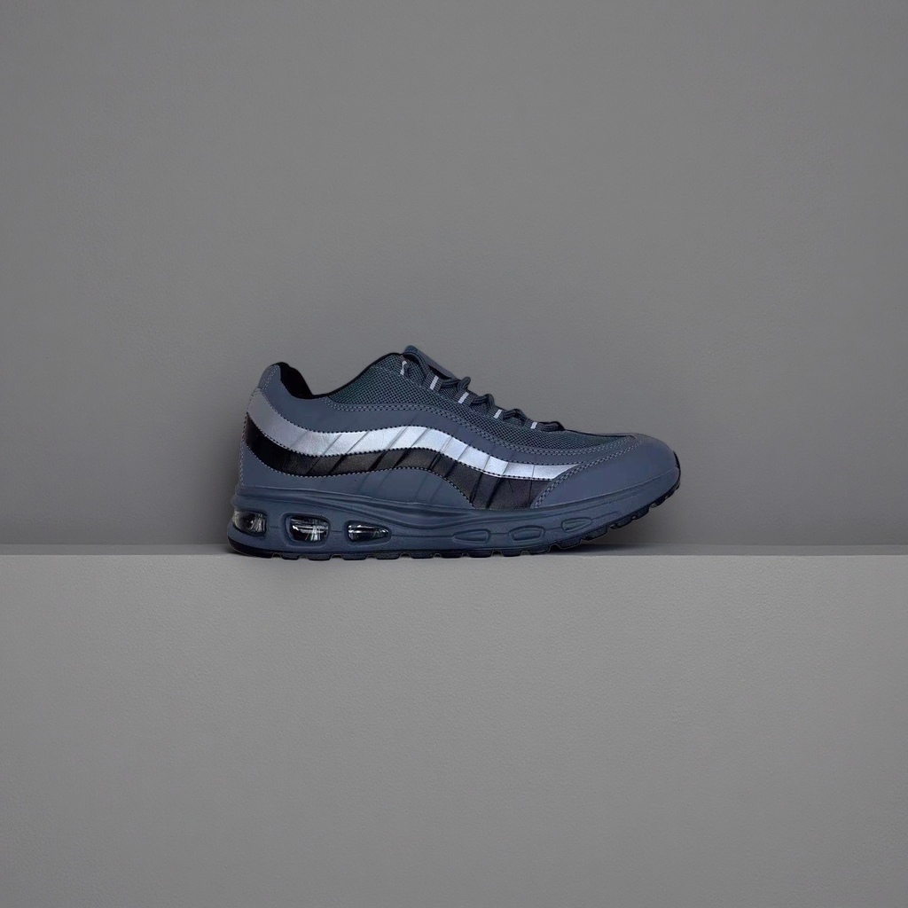 Grey lightweight and breathable sports shoes, unisex casual running shoes Specification image