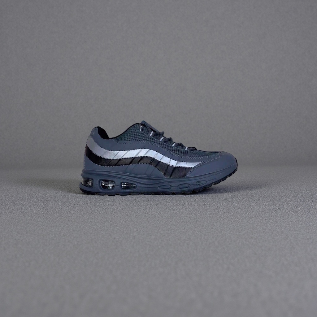 Grey lightweight and breathable sports shoes, unisex casual running shoes Application Scenario