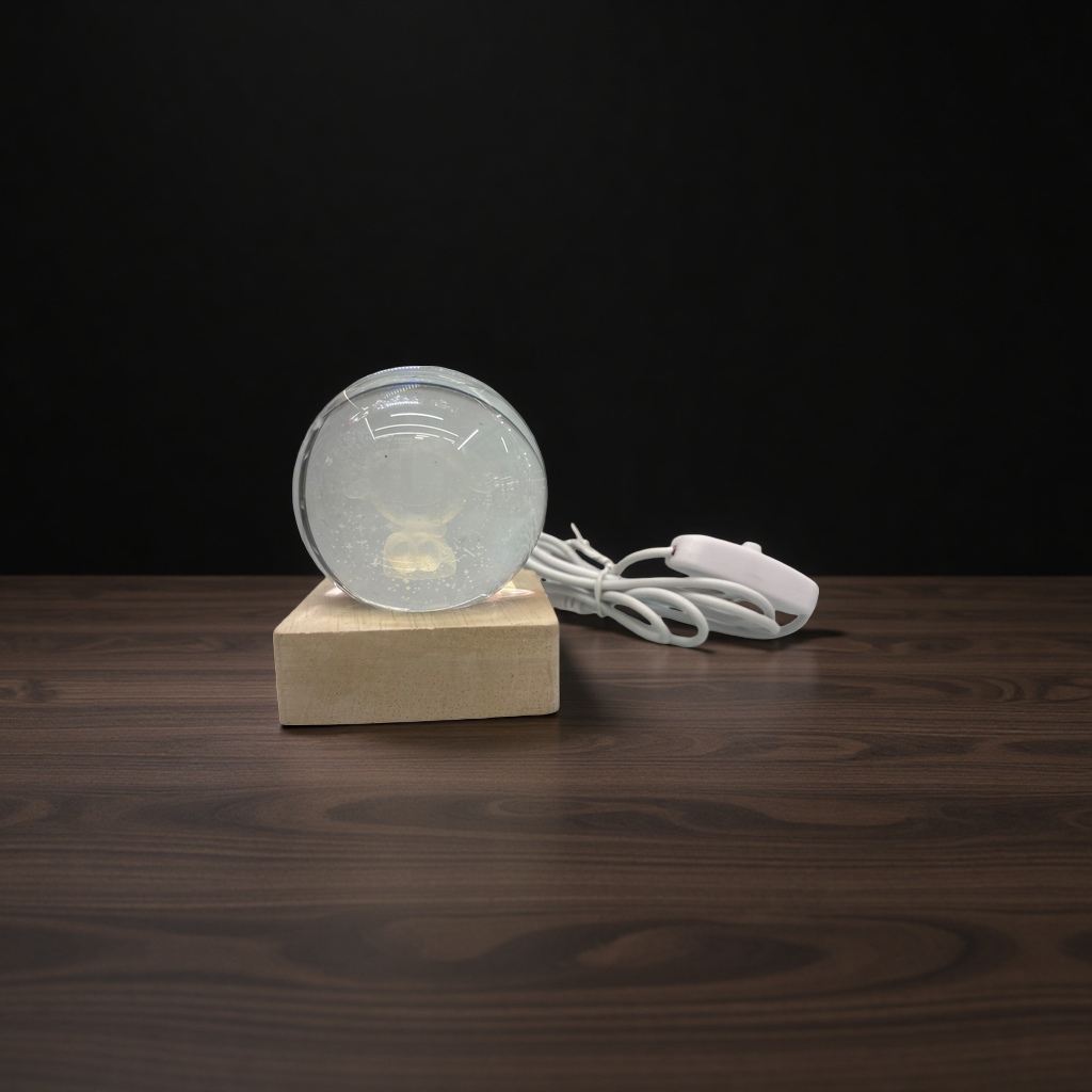 Transparent crystal ball decorative items for home decoration, creative gifts, and table decoration
