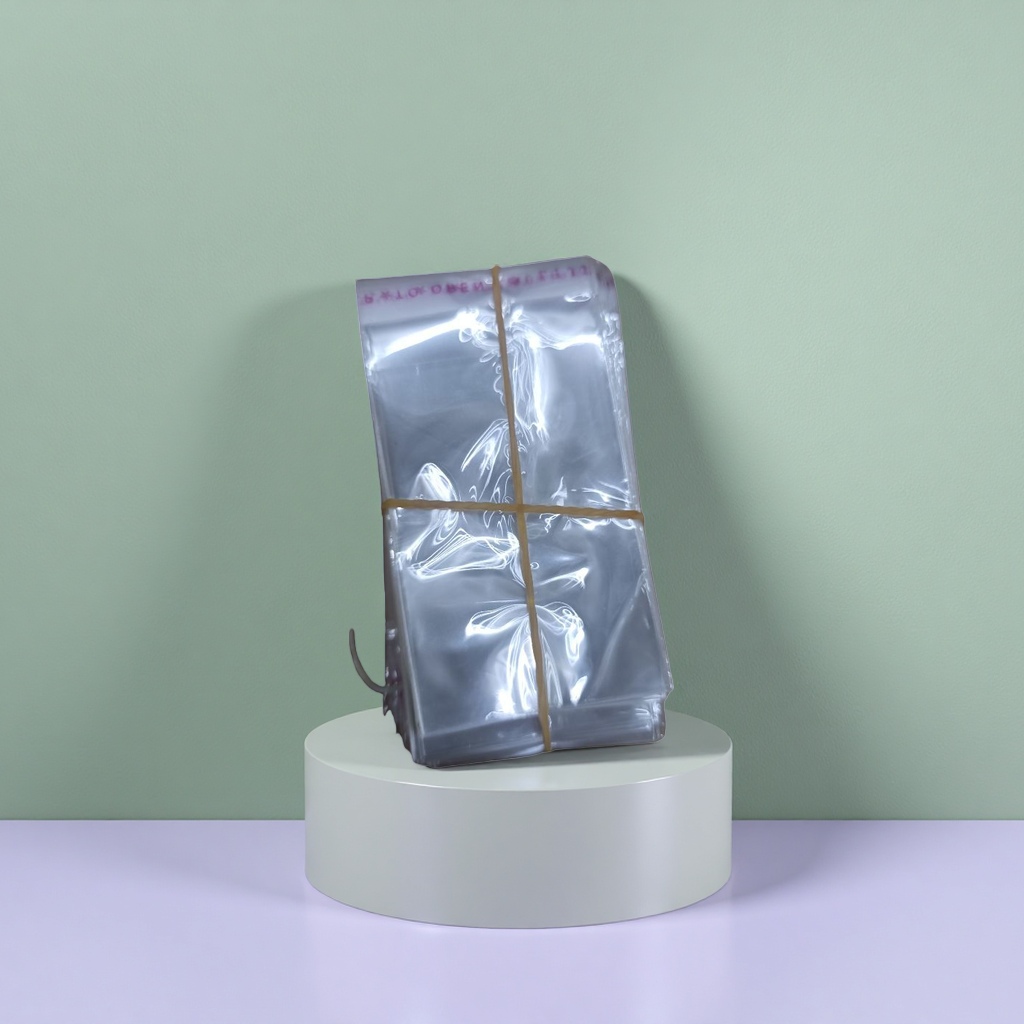 100 pieces per pack of kitchen storage and organization supplies are stacked in transparent plastic bags and tied with yellow rubber bands Application Scenario