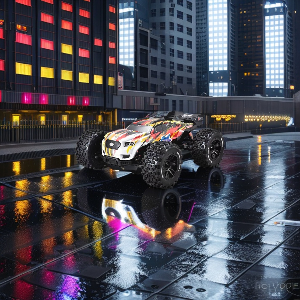 Color-painted remote-controlled off-road vehicle, children's toy, electric four-wheel drive off-road vehicle, rechargeable Application Scenario