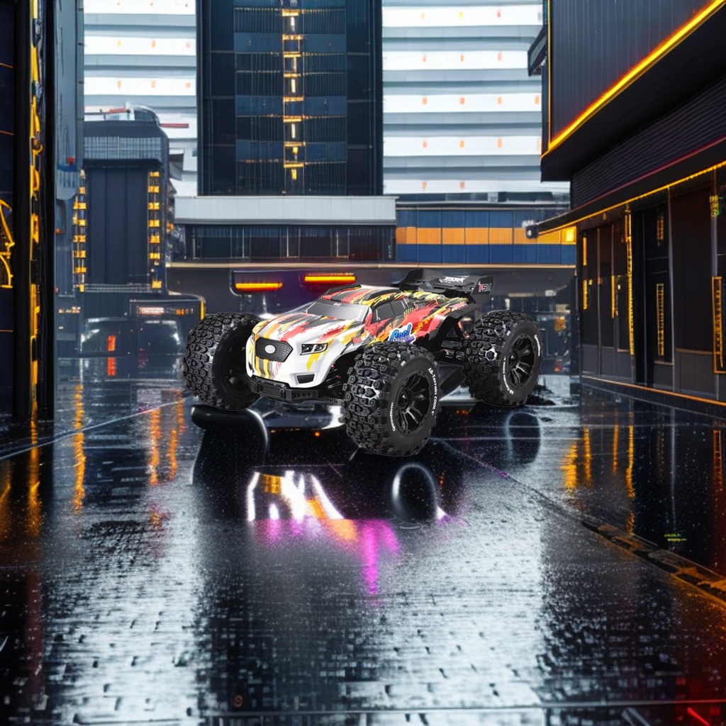 Color-painted remote-controlled off-road vehicle, children's toy, electric four-wheel drive off-road vehicle, rechargeable Specification image