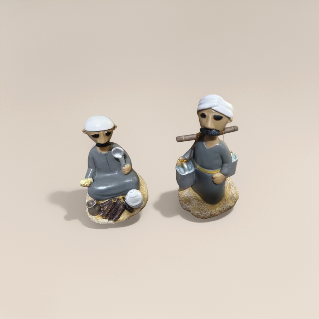 泥塑工艺品实物图