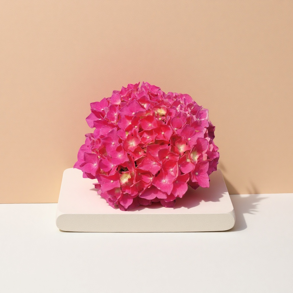 粉红色绣球花仿真花装饰摆件家居客厅卧室插花
