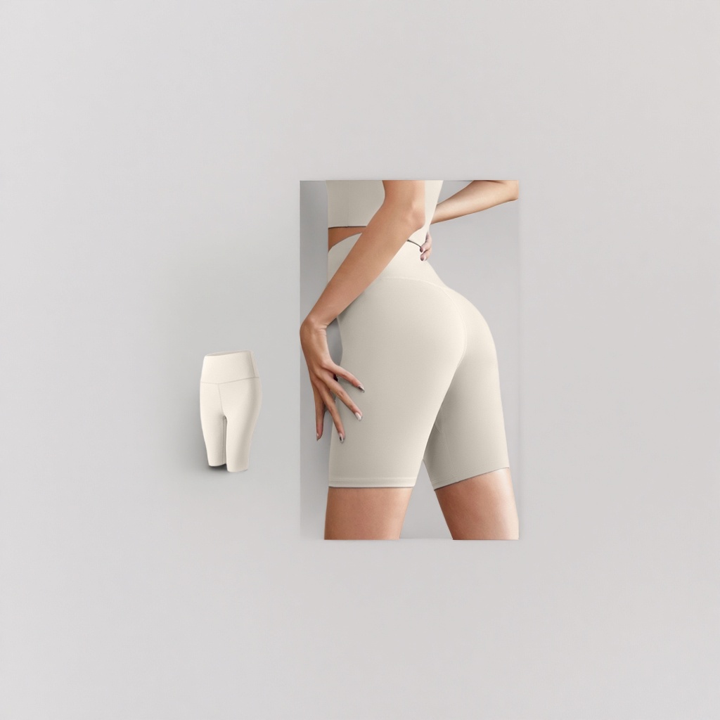 عرض خلفية مختصرة من السراويل الخماسية الطول على الأرجل والخصر Specification image